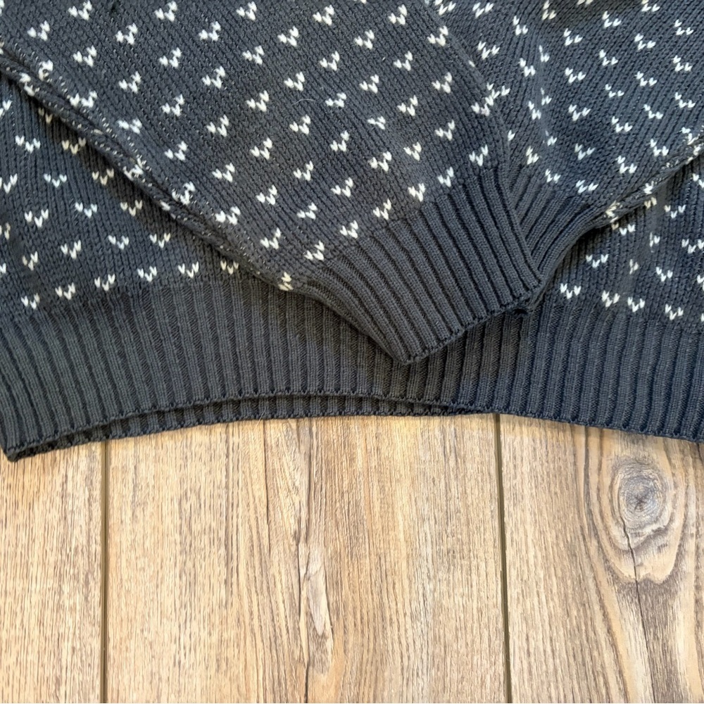 Vintage 80s 90s Perspective Knit Sweater Made in Korea M - Picture 4 of 7